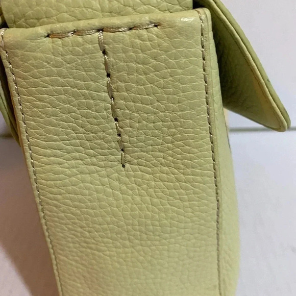 Adrienne Vittadini green leather shoulder handbag - Picture 6 of 11